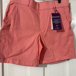 Gloria Vanderbilt Pink High Waist Women's Shorts